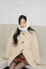 Toggle tteokbokki half-fur coat