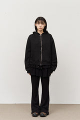 (W) Max Button Up Zip Hoodie
