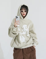 Smoking pigment overfit hoodie