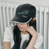サターン ナイロンキャンプキャップ (Black)