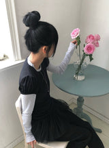 ザインチュールティアードレイヤードスリーブレス