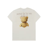 24FW BLOCK BEAR SHORT SLEEVE T-SHIRT CREAM