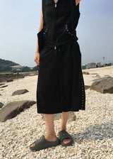 EYELET LINE BERMUDA PANTS