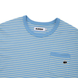 ユニモノチェリーストライプTシャツ [SKY]