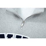 Huke x Nus.ハーフジップアップ（GREY）
