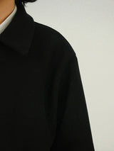 MO Mild Wool Collar Jacket Short Coat