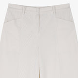 Pintuck Golgi Pants Ivory