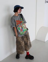 [UNISEX] エイリアンプリント半袖Tシャツ