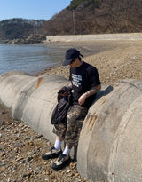 No.1219 D camo bermuda SHORTS (3color)
