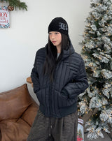 Panel crop duck down lightweight padding