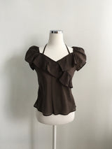 Petal drift blouse