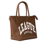 SPOILED LEAGUE TOTE BAG | MATTE BROWN