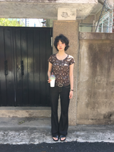 リヨセルインディゴブーツカットパンツ (1color)