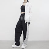 (Unisex) Davia Two Way String Zip-Up