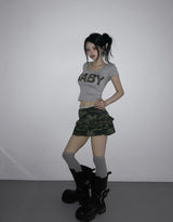 hollyhock camo baby top (5 color)