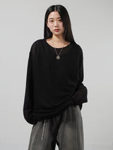 (UNISEX) ミリールーズシースルーニット
