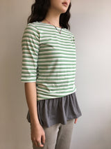 Camden Stripe 7 Sleeve T-Shirt (3color)