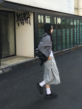 ピンチ サイド スナップ バミューダ パンツ(5c)