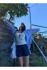 Sora Stripe Cool Loose Fit Shirt