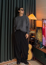 [virstyle original] INKKI Wool Drop-Shoulder Knit 2COLOR
