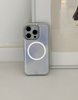 [MADE]アイリス シルバーエポキシ MagSafe iPhoneケース