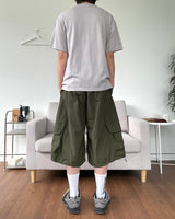 ナイロンカーゴバミューダパンツ