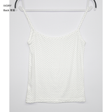 Dot Lace Sleeveless T