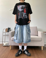 Indie Bermuda Cargo Denim Pants