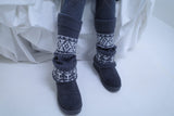 Nordic knit leg warmer (3color)