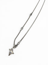 y2k Crystal Star Snake Chain Necklace