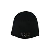 (MADE) Heart Wings Beanie Black