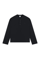 ボクシーヘンリー長袖Tシャツ