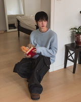 Jamie Mohair Round Crop Knit