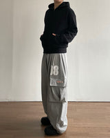 Stitch Knit Hood Zip-up