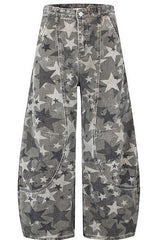 Star Print Blade Pants