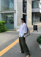 Hyper Essential Overfit Linen Shirt