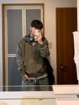 Cb Patch Work Hooded Jumper