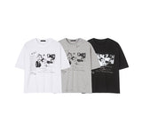 Riot Damage Punk Graphic Short Sleeve T-shirt