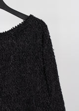 PUFFY CUTOUT KNIT