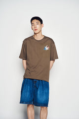 25SS フレンチスクリプトロゴショートスリーブTシャツ ココア