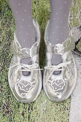 アイシーグレーシュガードットタイツ