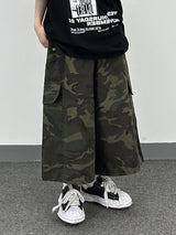 camo コットンスカートパンツ