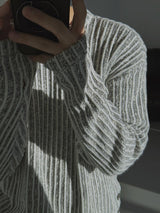 ASCLO Side Button Knit (2color)