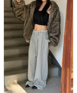 [Unisex]スイートレイヤードトレーニングパンツ(2color)
