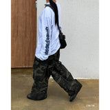 ODDBALL リップストップカモパラスーツカーゴパンツディープグレー