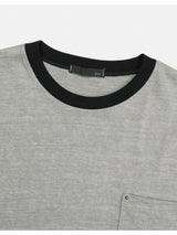 クロップピグメントリンガーTシャツ