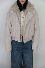 Lining padding) Shani padding blouson jacket