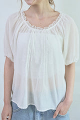 Dona Lace Blouse [Ivory]