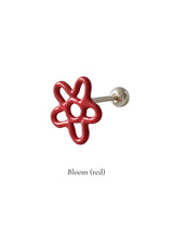 Rainbow doodle piercing (Red) 