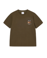 25FW WOMAN FUZZY BEAR SHORT SLEEVE T-SHIRT